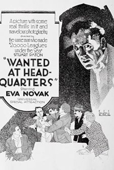 Wanted At Headquarters (1920) afişi