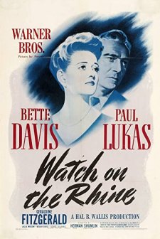 Watch On The Rhine (1943) afişi