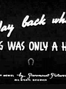 Way Back When A Nag Was Only A Horse (1940) afişi