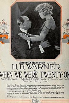 When We Were 21 (1921) afişi