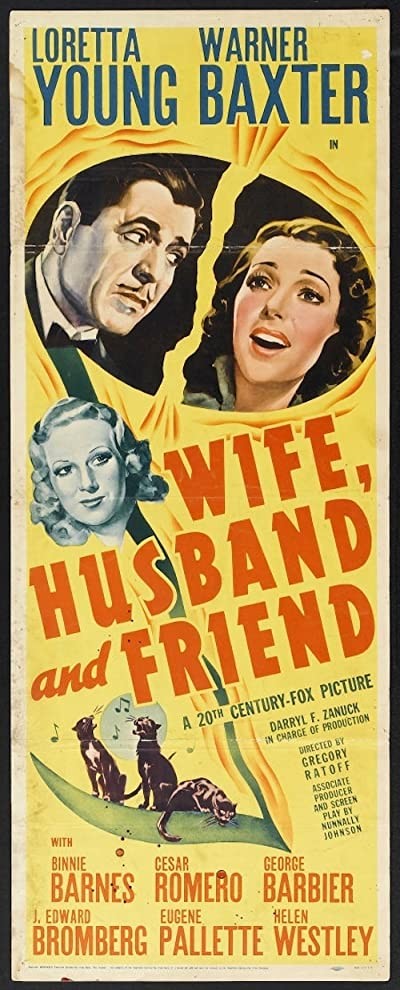 Wife, Husband And Friend (1939) afişi Wife, Husband And Friend (1939) afişi