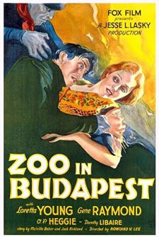 Zoo In Budapest (1933) afişi