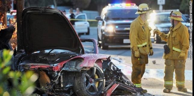 Paul Walker'ın Kaza Yerinden İlk Görüntüler