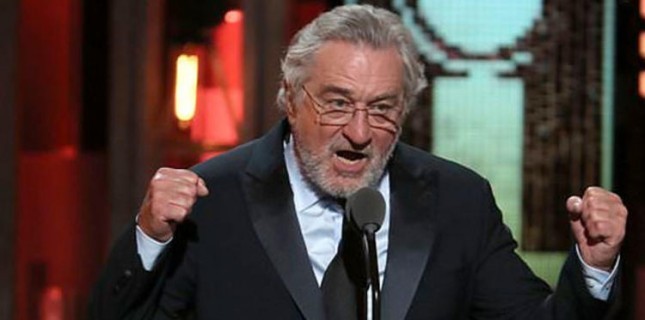 Robert De Niro Ödül Töreninde Amerikan Başkanına Hakaretler Yağdırdı