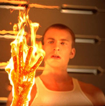 Human Torch / Johnny Storm Fotoğrafları 8