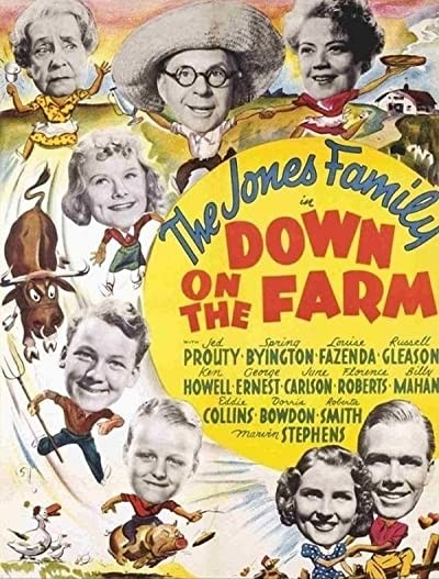 Down On The Farm (1938) afişi