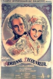 Adrienne Lecouvreur (1938) afişi