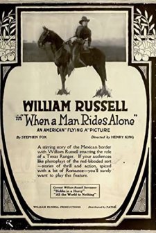 When A Man Rides Alone (1919) afişi