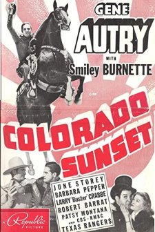 Colorado Sunset (1939) afişi