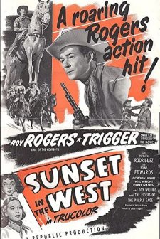 Sunset In The West (1950) afişi