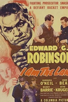 I Am The Law (1938) afişi