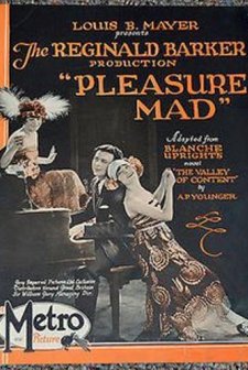 Pleasure Mad (1923) afişi