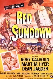 Red Sundown (1956) afişi