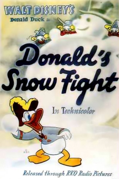 Donald's Snow Fight (1942) afişi