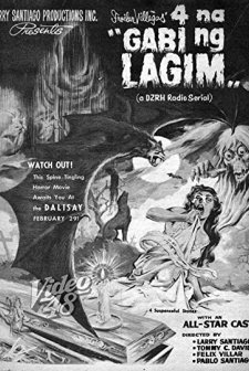 Gabi Ng Lagim (1960) afişi