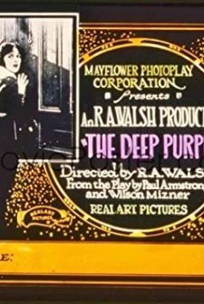 The Deep Purple (1920) afişi