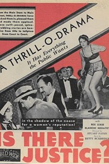 ıs There Justice? (1931) afişi