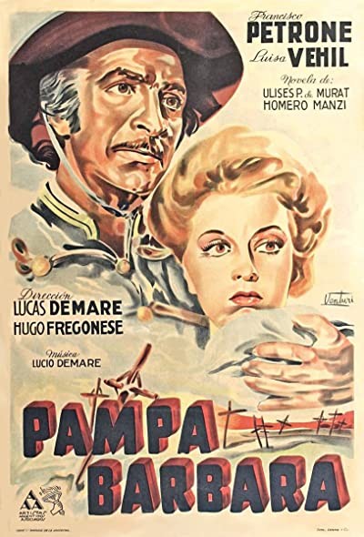 Pampa Bárbara (1945) afişi