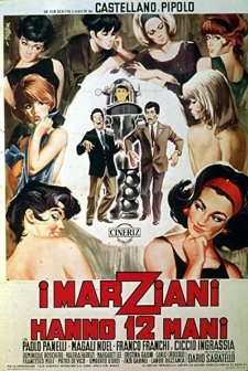 I marziani hanno 12 mani (1964) afişi