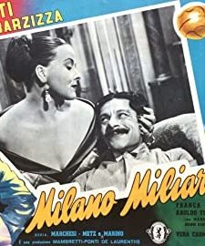 Milano miliardaria (1951) afişi