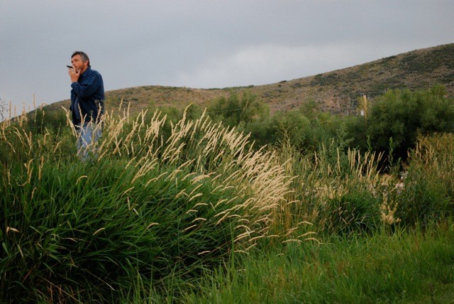 I Live At The House With The Blue Door Fotoğrafı