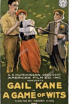 A Game Of Wits (1917) afişi