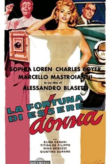 La Fortuna Di Essere Donna (1956) afişi