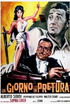 Un giorno in pretura (1954) afişi