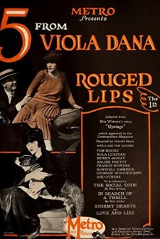 Rouged Lips (1923) afişi