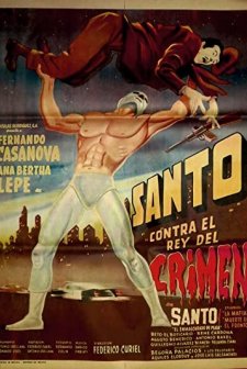 Santo Contra El Rey Del Crimen (1962) afişi