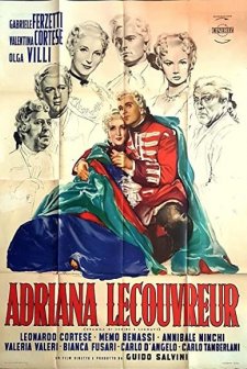 Adriana Lecouvreur (1955) afişi