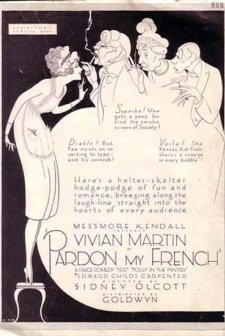 Pardon My French (1921) afişi