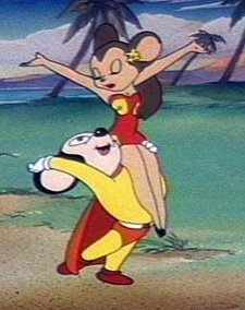 Mighty Mouse In Krakatoa (1945) afişi