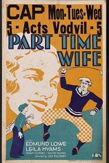 Part Time Wife (1930) afişi