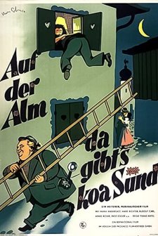 Auf Der Alm, Da Gibt's Ka Sünd (1950) afişi