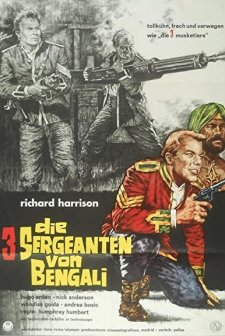 Tre Sergenti Del Bengala (1964) afişi