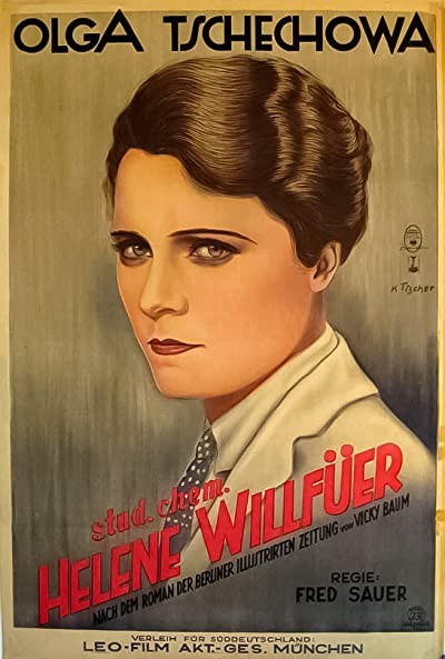 Stud. Chem. Helene Willfüer (1930) afişi