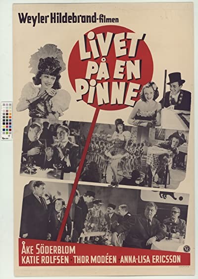 Livet På En Pinne (1942) afişi