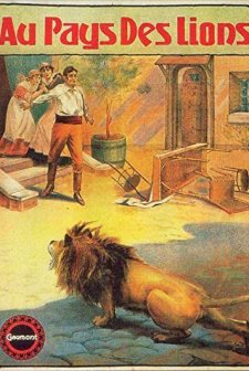 Au pays des lions (1912) afişi