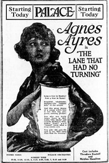 The Lane That Had No Turning (1922) afişi