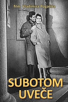 Subotom uvece (1957) afişi