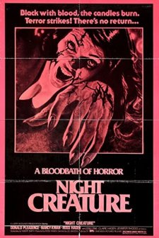 Night Creature (1978) afişi