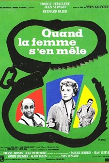 Quand La Femme S'en Mêle (1957) afişi