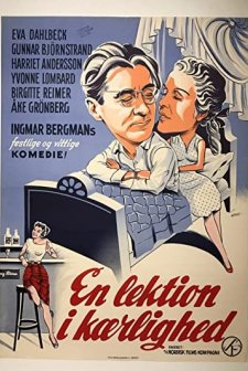 A Lesson In Love (1954) afişi