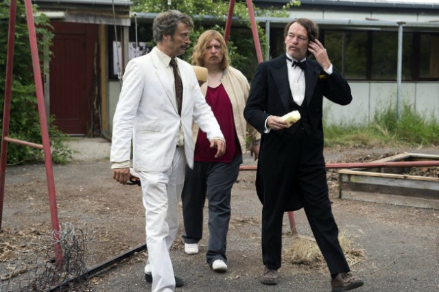 İnsanlar ve Tavuklar Fotoğrafı