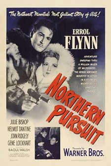 Northern Pursuit (1943) afişi