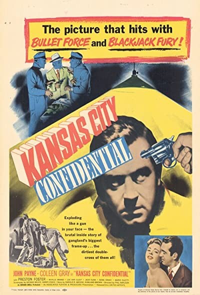 Kansas City Confidential (1952) afişi
