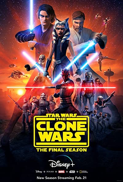 Star Wars: The Clone Wars (2008) afişi