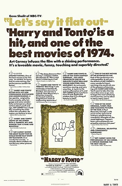 Harry ve Tonto (1974) afişi