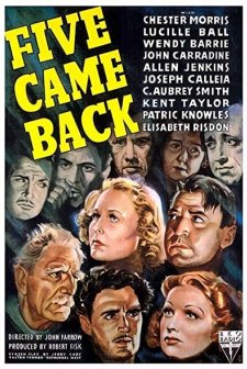 Five Came Back (1939) afişi